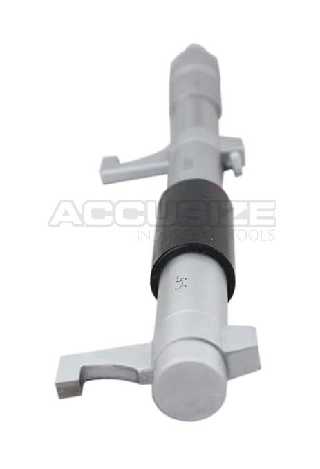 Accusize Industrial Tools 5-6'' by 0.001'' Inside Micrometer in Fitted Case, Satin Chrome Finished, Eg00-3226 | Range: 5-6", Graduation: 0.001", Accuracy: 0.00028", Resolution: 0.0001", Satin Chrome Finish