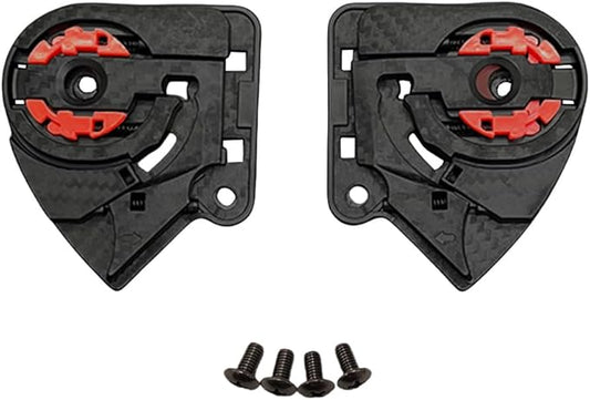 Helmet Visor Base Side Plate Replacement for Sedici Strada 2/3,Motorcycle Helmet Shield Gear Base Plate Povit Kit Compatible with Citation,Sedici Strada 2/3,FT2 Vector,FF801,FF397