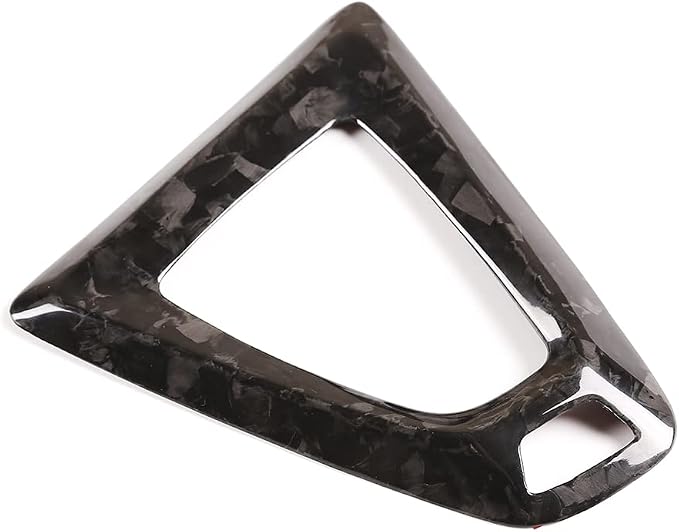 Fit for BMW F80 F82 M3 M4 2014 to 2019 Center Console Gearbox Decorative Panel Frame, Real Carbon Fiber Interior Accessories Gear Lever Panel Base Cover (LHD - Forged Carbon)