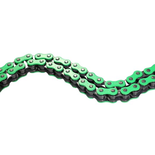 DONGHUA (520HLX2) high Strength Sealed 520 X-Ring Chain 120 Links with Connecting Link (Green)