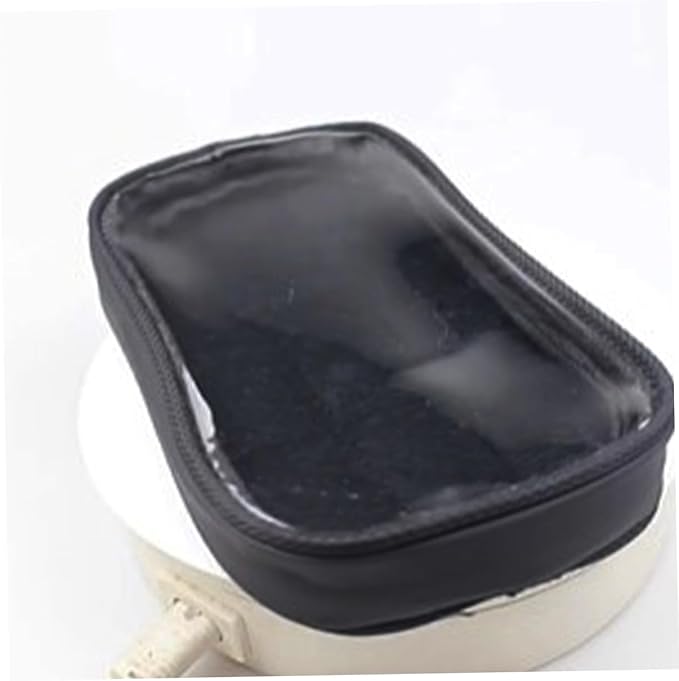 Magnetic Motorcycle Tank Bag with Waterproof PU Leather, Touchscreen Phone Pouch, Small Motorcycle Storage Bag for Motorbike Fuel Tanks and Scooter Riding Accessories
