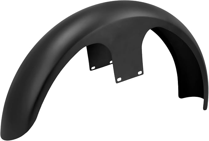 23 inch Motorcycle Front Fender For 120 / R23 Mudguards Fit for Harley Bagger Touring Road King Electra Glide Street Glide FLHR FLHX (Matte Black)