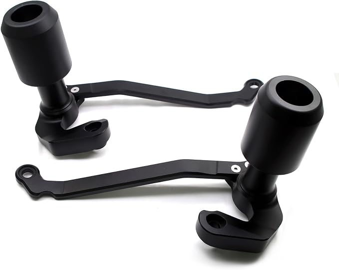 MZS Motorcycle Frame Sliders Compatible with RS660 2020-2025, Falling Anti Crash Protector Guards No Cut Kits Black