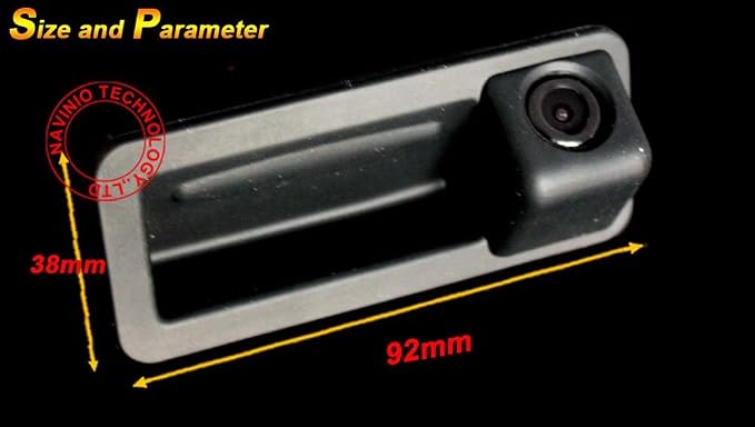 Trunk Handle Vehicle-Specific Camera Integrated into Case Handle Rear View Camera for Ford Focus || MK2 Fiesta Vl Grand C-Max || S-Max Galaxy Kuga Transit Custom Range Rover Sport