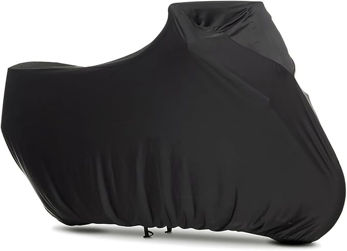 Indoor Motorcycle Cover Universal Dustproof Cover Soft Stretch Durable Motorbike Cover for All Motor,104 inches