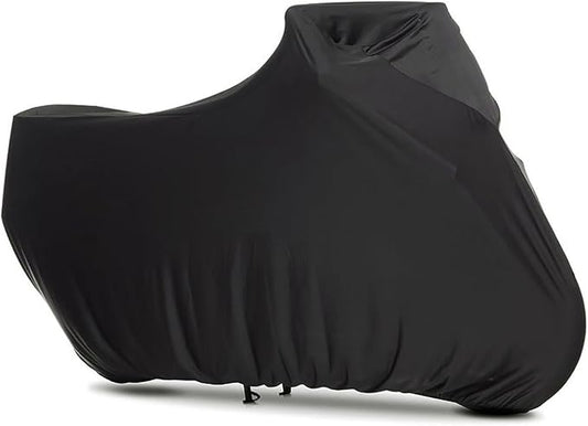 Indoor Motorcycle Cover Universal Dustproof Cover Soft Stretch Durable Motorbike Cover for All Motor,104 inches