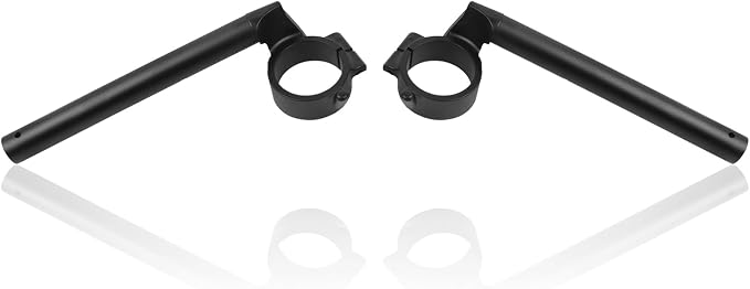 49mm Clip On Handlebars Replacement for Honda CBR1000RR 2008-2013 Left & Right Aluminum Motorcycle 7/8" Clip On Fork Tube Handlebars