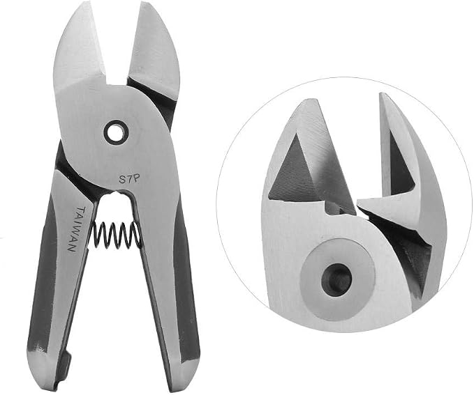 S7P Pneumatic Cutting Pliers Cutter Head Replacement Air Scissors Head Fit for HS30 Cutting Pliers 3.3mm Copper Wire 2.8mm Iron Steel Wire pneumatic cutter head