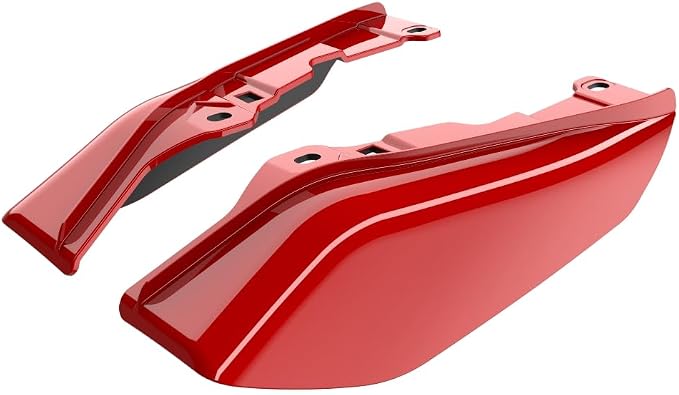 Advanblack 2025 RG Mid Frame Air Deflector, Rally Red Harley Air Deflector Heat Shield Compatible for Harley Touring Street Glide, Road King, Electra Glide, 2009-2025