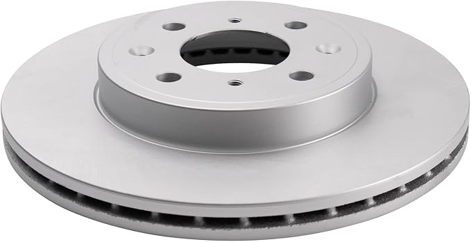 TRQ Front Brake Rotor Set G Coated Vented Compatible with 2015-2020 Honda Fit