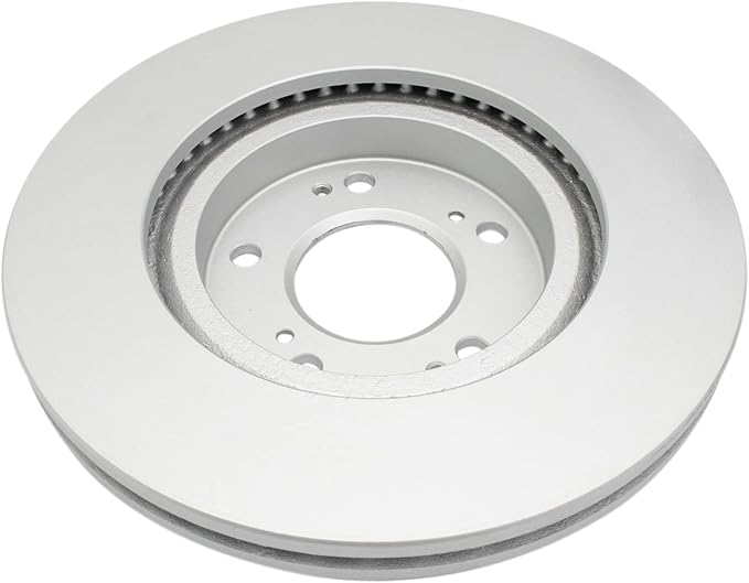 TRQ Front G-Coated Brake Rotor LH RH Pair for Chrysler Dodge Jeep Mitsubishi