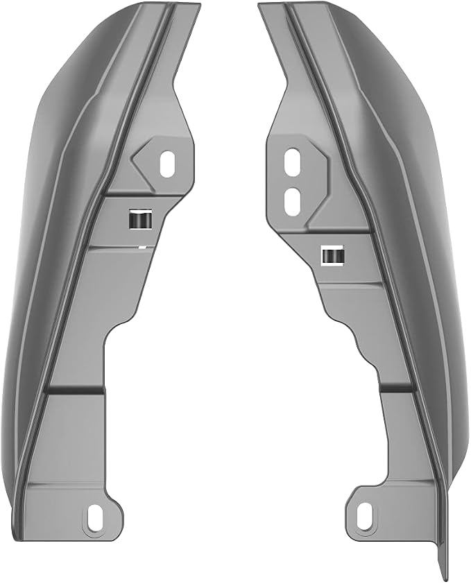 Advanblack 2024 RG Mid Frame Air Deflectors Compatible for Harley Touring Street Glide, Road King, Electra Glide, 2009-2025(Charcoal Pearl)