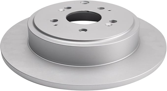 TRQ Rear Brake Rotor Set Solid G Coated Compatible with 2006-2014 Honda Ridgeline