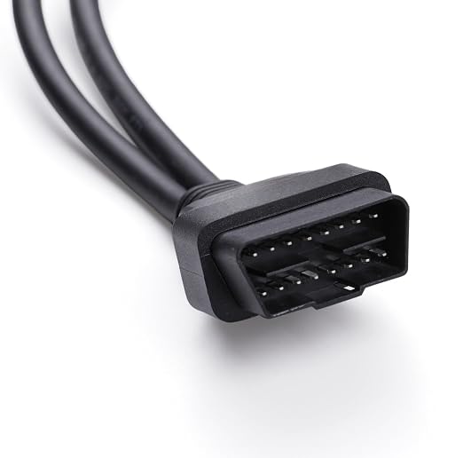 OBDII Splitter for Ford and GM, bbfly-B64 OBD 2 Splitter 2 Way Extension Cable 2FT/60CM (B64 5Pack)