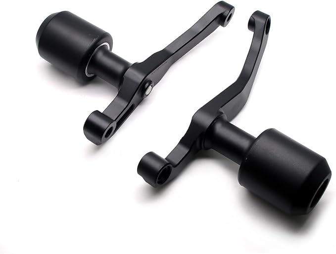 MZS Motorcycle Frame Sliders Compatible with GSX-8R GSX8R 2023-2026, Falling Anti Crash Protector Guards No Cut Kits Aluminium Black