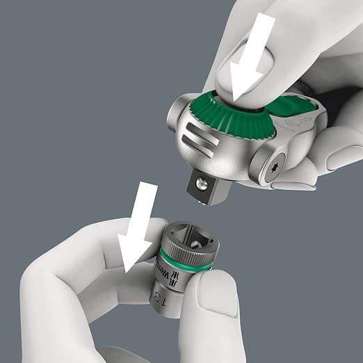 WERA - Zyklop 8000A Ratchet 1/4In Drive 152Mm Carded
