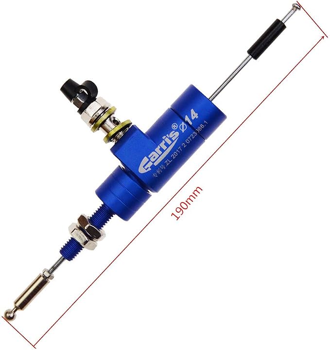 GOOFIT 22mm CNC Motorcycle Hydraulic Clutch Brake Pump Master Cylinder Lever Adjustable Universal for Motorcycle Pocket Dirt Bike ATV 125cc -250cc Vertical Off Road Scooter Gold