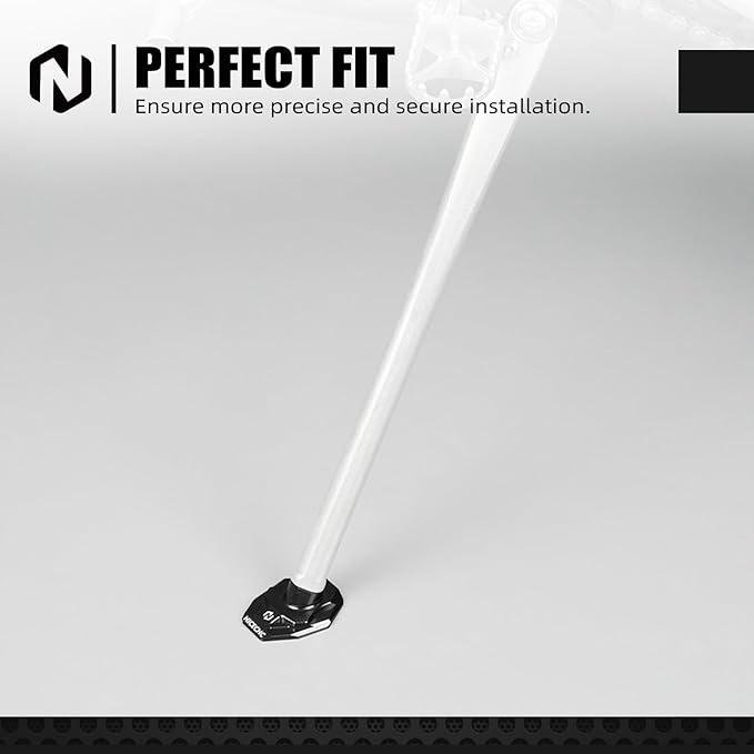 NICECNC Kickstand Foot Extension Pad & Puck + Wide Fat Forged Foot Pegs