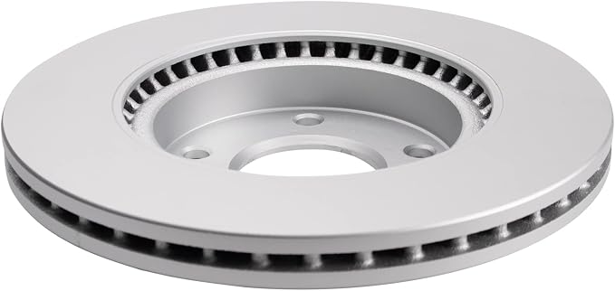 TRQ Front Brake Rotor Set G Coated Vented Compatible with 2013-2019 Nissan Sentra