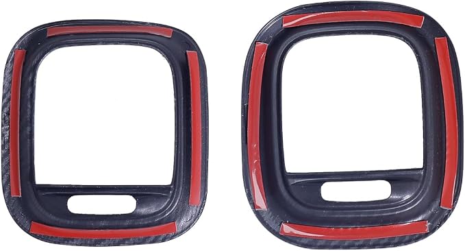 for Dodge Charger 2015-2023 Interior Accessories Air Vent Cover AC Outlet Cover Trim kit ABS Carbon Fiber