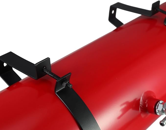 Red Gas Tank / Fuel Tank Aluminum Cylinder 6 x 20" Center Fill 2 1/8 Gallon For Golf Cart ,Motorcycle ,Dune Buggy ,mini bike ,go kart