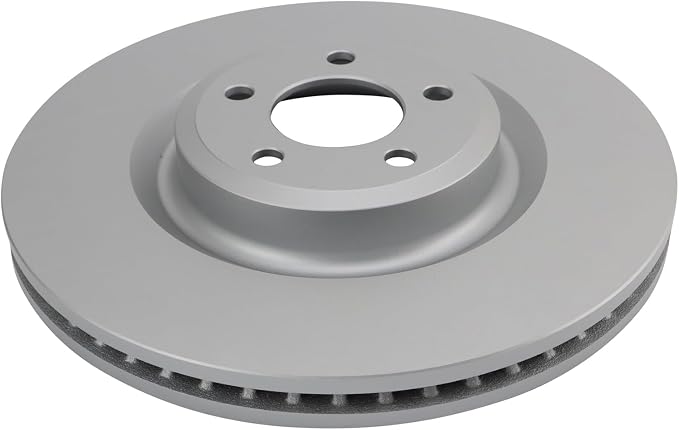 TRQ Front Brake Rotor Set G Coated Vented Compatible with 2020-2023 Ford Explorer 2020-2024 Police Interceptor Utility 2020-2023 Lincoln Aviator
