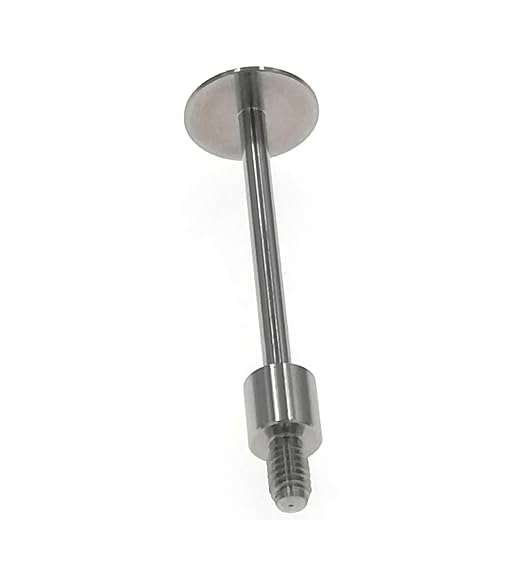 SUXING Flat Contact Points for Dial Indicator Depth 0.5mm Thickness 10 mm Diameter 4-48 UNF Thread 30 mm Length (4-48UNF D10L30)