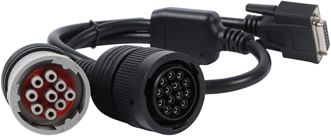 3177485 4576114 ET3 ET-III Split Y Scanner Connect Cable (9+14Pins), for CAT ET-III ET3 317-7485 457-6114, Truck Diagnostic Adapter Tool Connector Cable Parts