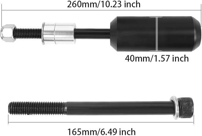 4" Motorcycle Frame Sliders Falling Crash Protector Upper Shock Mount Guards Falling Side Protector No Cut Kits Fit for Dyna 1998-2005 (Smooth Style)