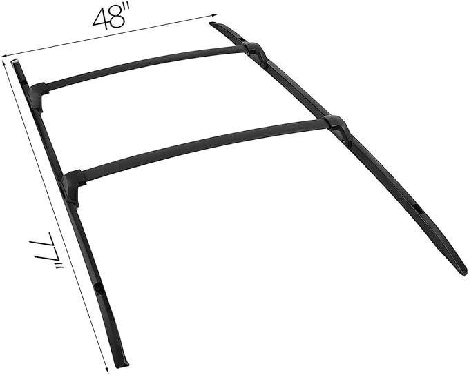 Roof Rack Cross Bars & Side Rail Kit for Honda CRV CR-V 2017-2022 – Durable Aluminum Alloy, Complete Set with 2 Cross Bars + 2 Side Rails, Secure Transport for Kayaks, Bikes, Cargo Carriers & Luggage