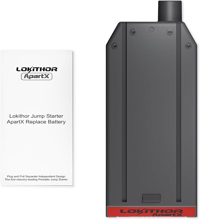 LOKITHOR Life 12V 2500 Amp Separate Jump Starter Battery Compatible for ApartX(Battery only)