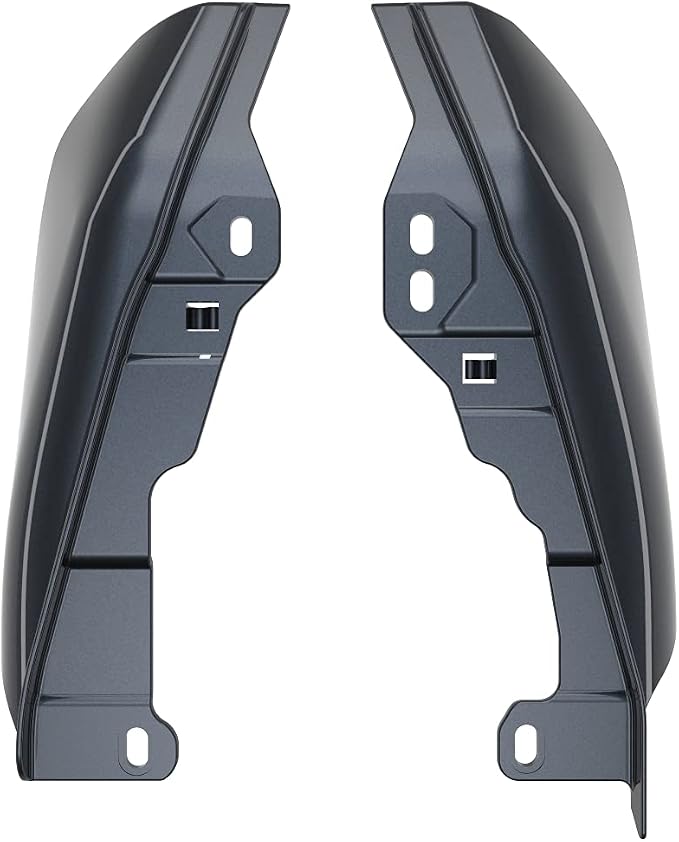 Advanblack 2024 RG Mid Frame Air Deflectors Compatible for Harley Touring Street Glide, Road King, Electra Glide, 2009-2025(Black Tempest)