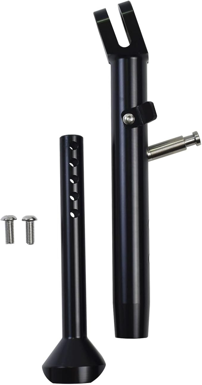 Aluminum Alloy Adjustable Kickstand Foot Side Support Extension Pad Assistant Tool compatible with Su-zu-ki GSX-R 600 GSX-R 750 2001-2010 GSX-R 1000 2001-2006