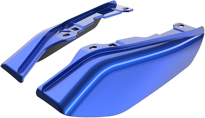 Advanblack 2026 Road Glide Mid Frame Air Deflector, Aurora Blue Denim Air Deflector Heat Shield Compatible with Harley Touring Street Glide, Road King, Electra Glide, 2009-2026