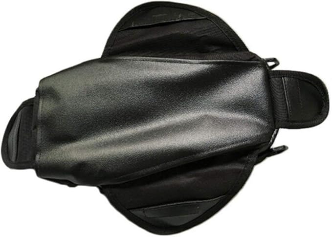 Universal Motorcycle Oil Fuel Tank Bag Magnetic Motorbike Riding Waterproof Bag Black