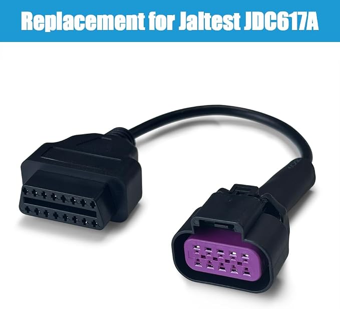 DTS for Mercury for Mercruiser Marine Diagnostic OBD2 Adapter 10 Pin Cable Replace for Jaltest JDC617A