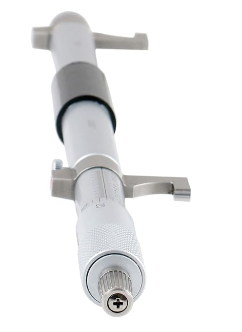 Accusize Industrial Tools 7-8'' by 0.001'' Inside Micrometer in Fitted Case, Satin Chrome Finished, Eg00-3228 | Range: 7-8", Graduation: 0.001", Accuracy: 0.00028", Resolution: 0.0001", Satin Chrome Finish