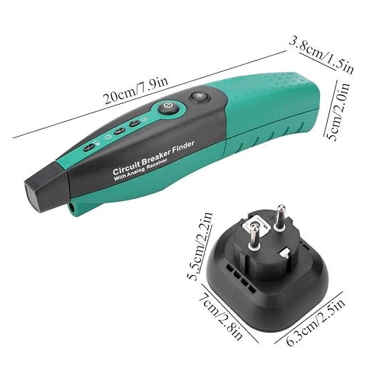 MS5902 Automatic Circuit Breaker Finder Socket Tester Tools Electrical Circuit Breaker Finder Socket Tester (EU Plug)
