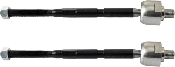 TRQ Front Inner Tie Rod Set 2 Piece Compatible with 2012-2019 Fiat 500