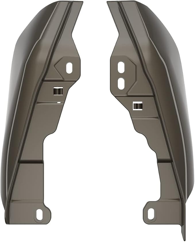 Advanblack 2024 RG Mid Frame Air Deflectors Compatible for Harley Touring Street Glide, Road King, Electra Glide, 2009-2025(River Rock Gray)