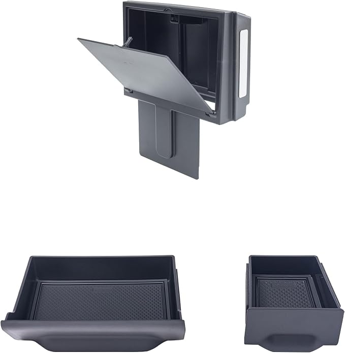 JDMCAR Storage Drawer and One-Touch Hidden Storage Box Compatible with Toyota 4Runner Accessories 2014-2022 2023 2024