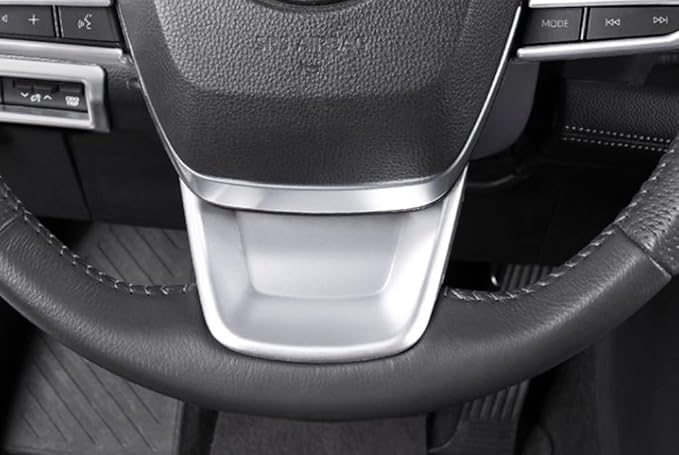 ERIDANUS Auto Accessories Fit for Toyota Sienna 2025 2024 2023 2022 2021 Button Switch Cover Trim (Silver) ABS 3 PCS