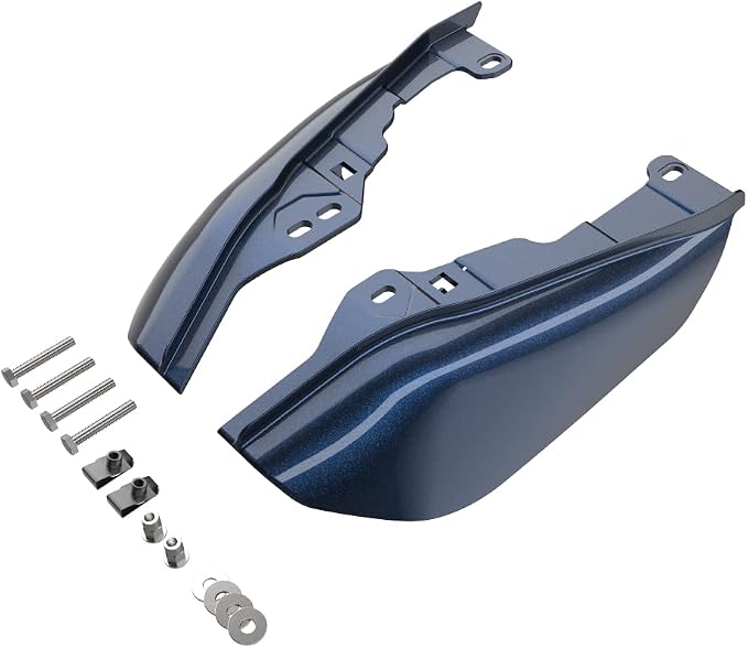 Advanblack 2024 RG Mid Frame Air Deflectors Compatible for Harley Touring Street Glide, Road King, Electra Glide, 2009-2025(Midnight Blue)