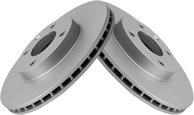 TRQ Front Brake Rotor Set Vented G-Coated Compatible with 2016-2022 Chevrolet Spark