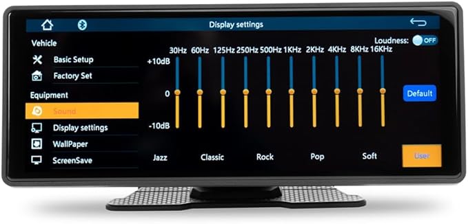 Belva NDASH10 (N-10) 10.26" Portable Dash Mount Stereo with Apple CarPlay, Android Auto, Bluetooth, and GPS Navigation for Cars, Trucks, RVs, Semi-Trucks, EVs/Tesla