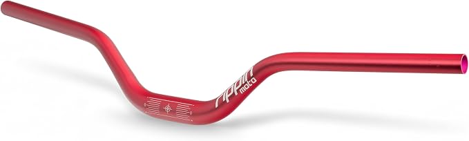 Rippin Moto RISE3 E-Moto Handlebars for Sur-Ron - 3" Rise x 770mm Wide, 22mm Ends, 31.8mm Center - Riser Bars for Talaria Sting, E-Ride PRO, Rawrr Mantis, Vetra Blazer, Surron LBX (Red)