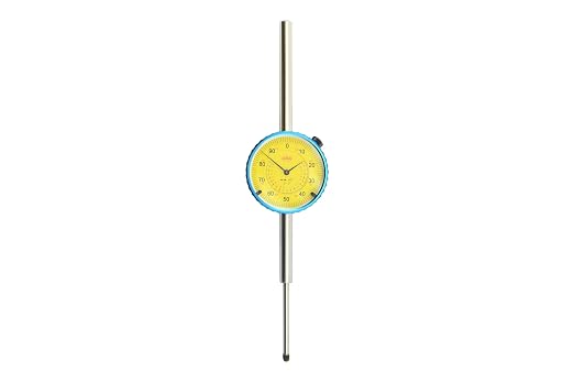 Shars 0-2" High Precision Dial Indicator, Yellow Face, 0.001" Graduation 303-3115Y P]