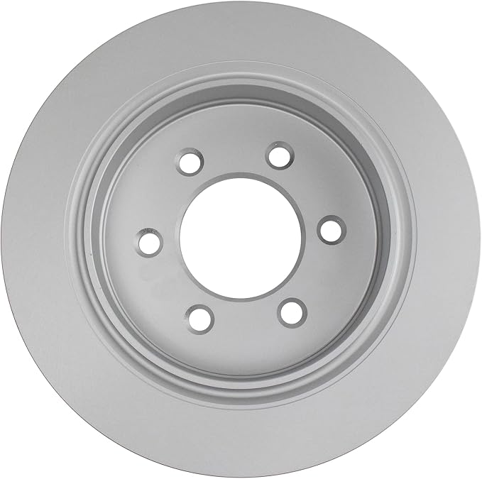 TRQ Rear Brake Rotor Set G Coated Vented Compatible with 2015-2017 Ford F-150