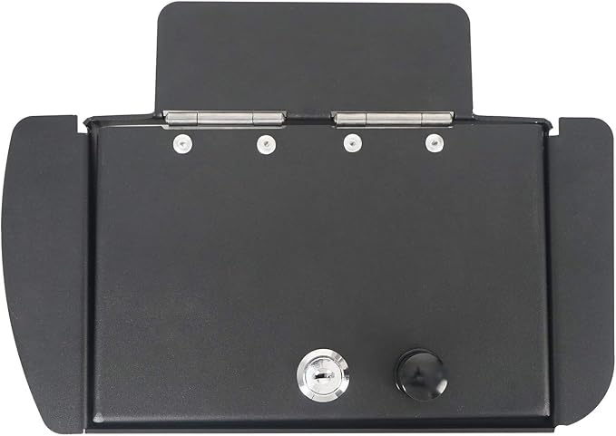 Hooke Road Tacoma Center Console Safe Lockbox Extra Storage Compatible with Toyota Tacoma 05-15 2nd Gen Pickup Truck