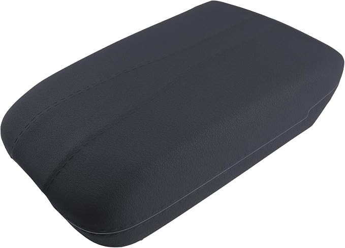 for 2024~2026 Chevy Traverse/GMC Acadia 2-in-1 Silicone Center Console Armrest Cover& Armrest Hidden Privacy Tray - [OEM Design& Friendly Liquid Silicone Rubber] - Thin Black